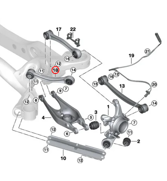 Rear Upper Guide Arms - E8X/E9X/F2X/F3X