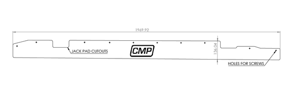 E46 Side Skirt Extensions CAD File